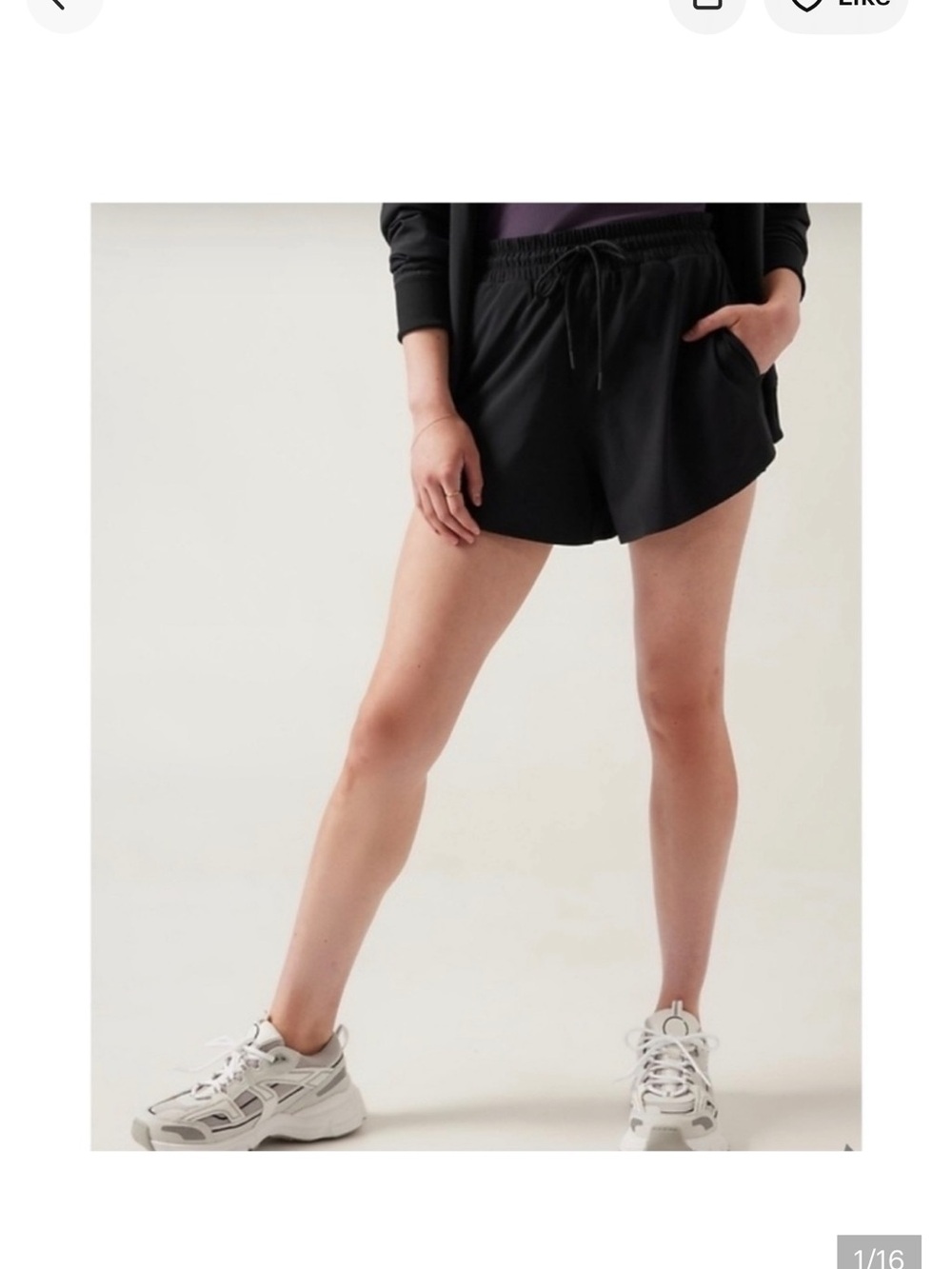 NWT Women's Black Athletic Crossroads Shorts SIZE S